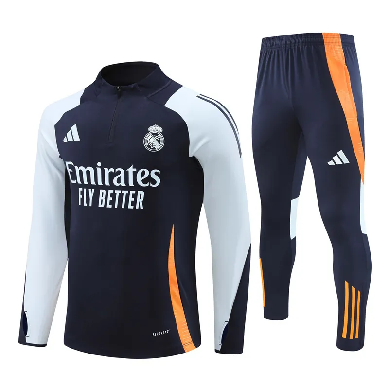 24-25 Real Madrid Long Sleeve Training Suit Football Shirts 4