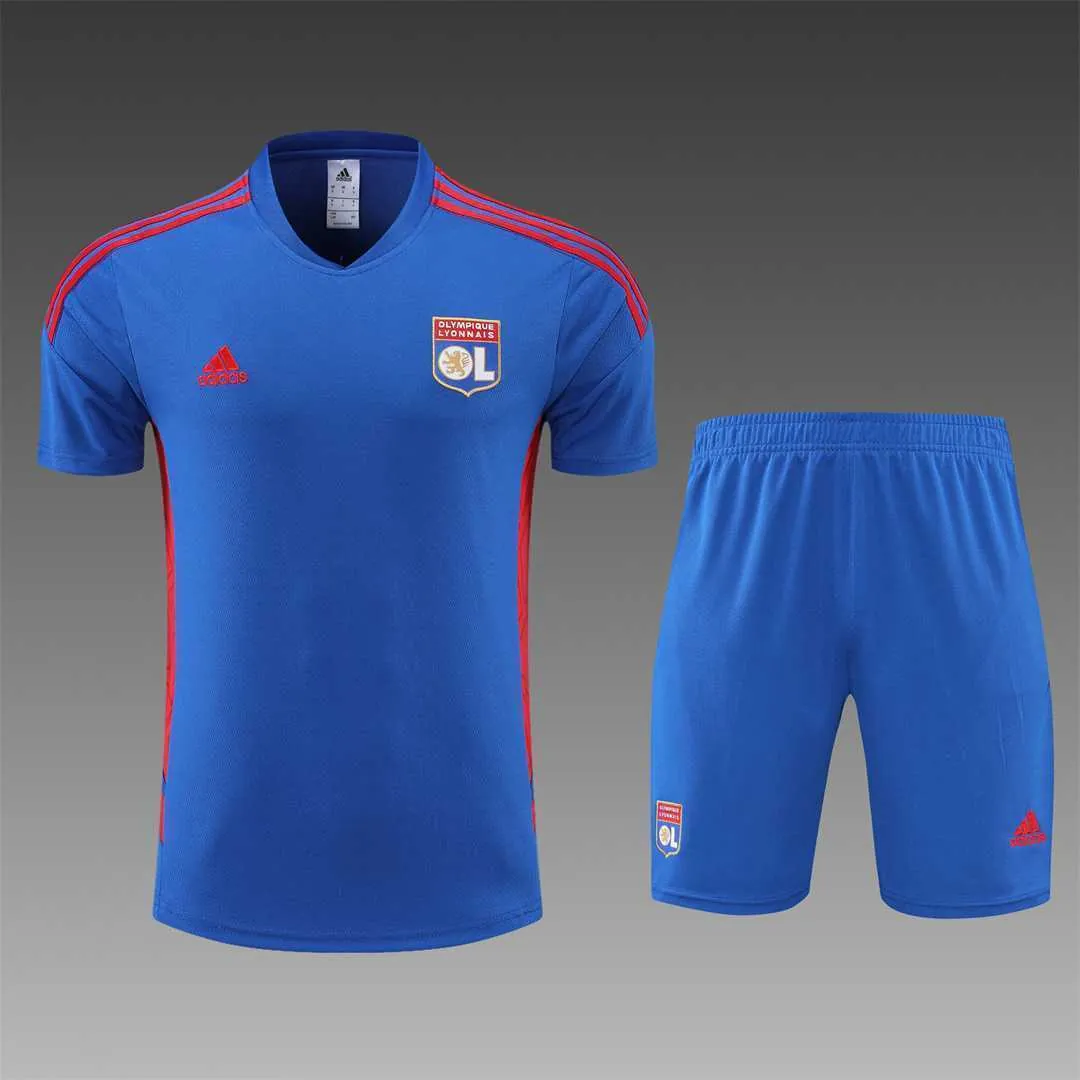 22-23 Lyon Training Suit Short Sleeve Kit Blue 9