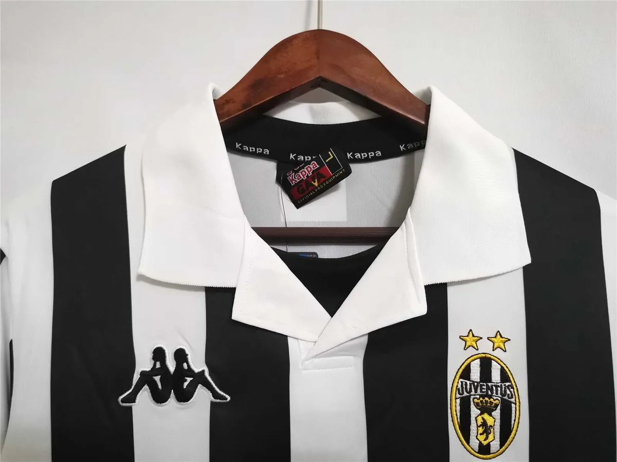 99-00 Juventus home long sleeve soccer jersey S-2XL 2