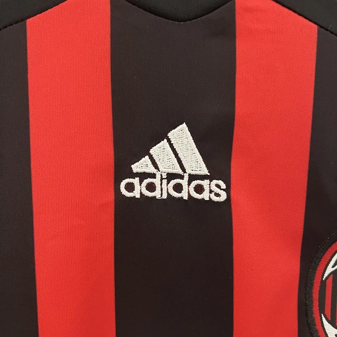 06-07 AC Milan Kids Retro Home Kits Cheap Jersey Yupoo 6