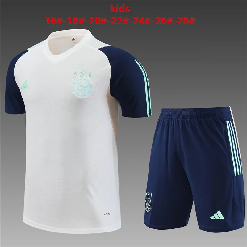 23-24 Ajax Kids Training Soccer Jerseys Yupoo 1