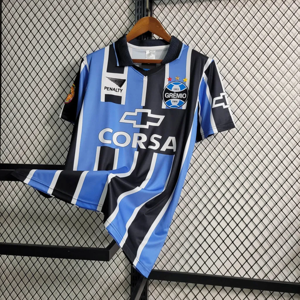 1998 Retro Gremio Home S-XXL Cheap Soccer Jerseys 1
