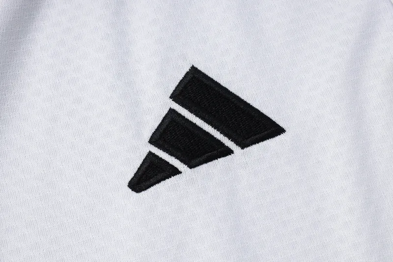 25-26 Real Madrid Polo White&Black Training Kits Football Tracksuits 7