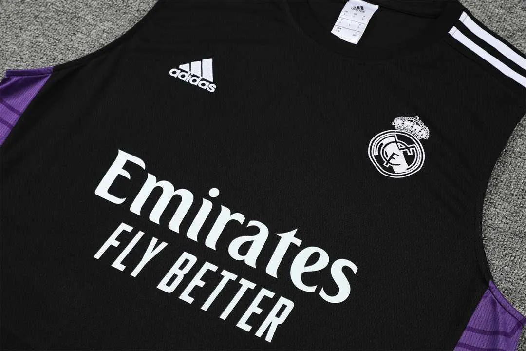 22-23 Real Madrid training suit kit Black 9