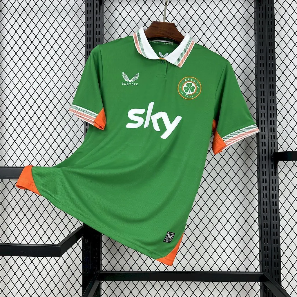 2025 Ireland Home Kit Football T-Shirt AAAAJersey Wholesale Yupoo 7