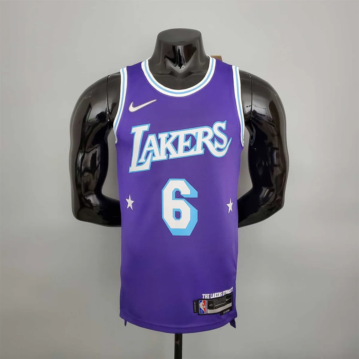 2022 75th Anniversary James #6 Lakers City Edition Purple 8