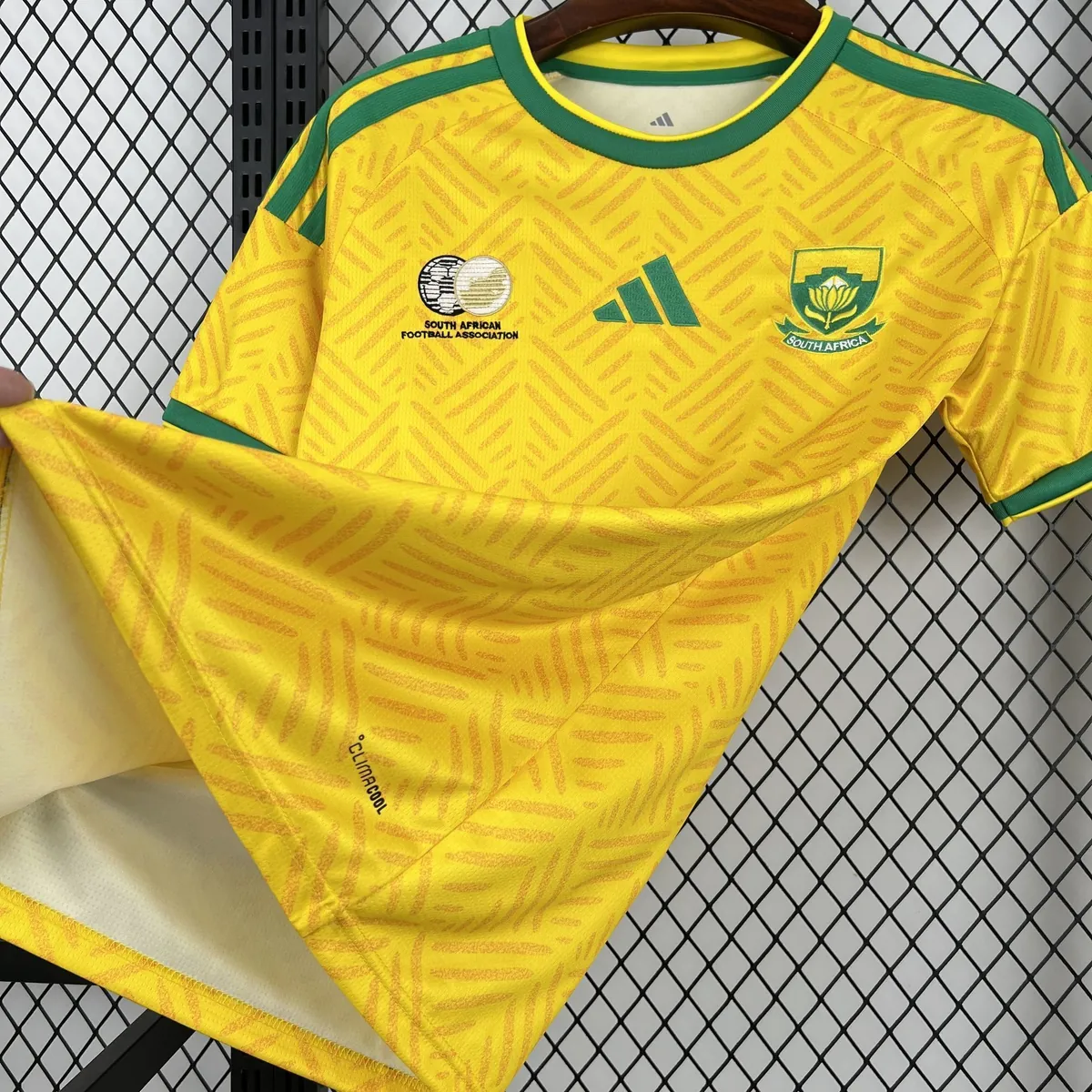 2026 South Africa Mens World Cup Home Yellow Soccer T-Shirt AAAAJersey Wholesale Yupoo 4