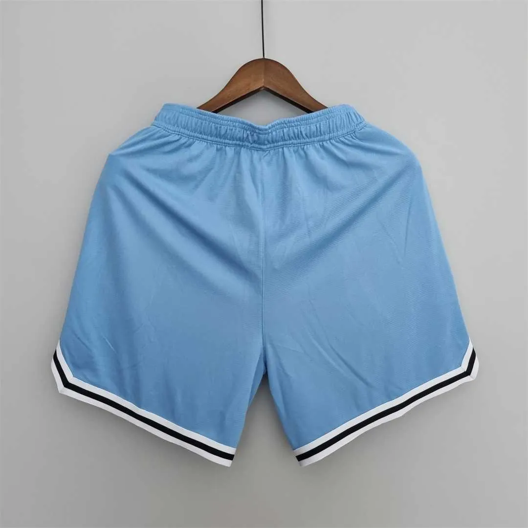 2022 Memphis Grizzlies NBA US Training Shorts Blue 6