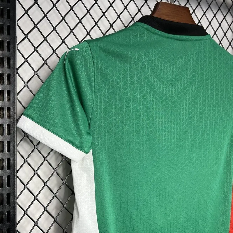 24-25 MC Algiers Home Kid Kits Youth Apparels Football AAAAJersey Yupoo 1
