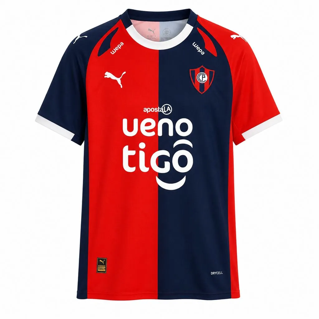 26-27 Cerro Porteno Home Mens Kit Football T-Shirt AAAAJersey Wholesale Yupoo 4 2