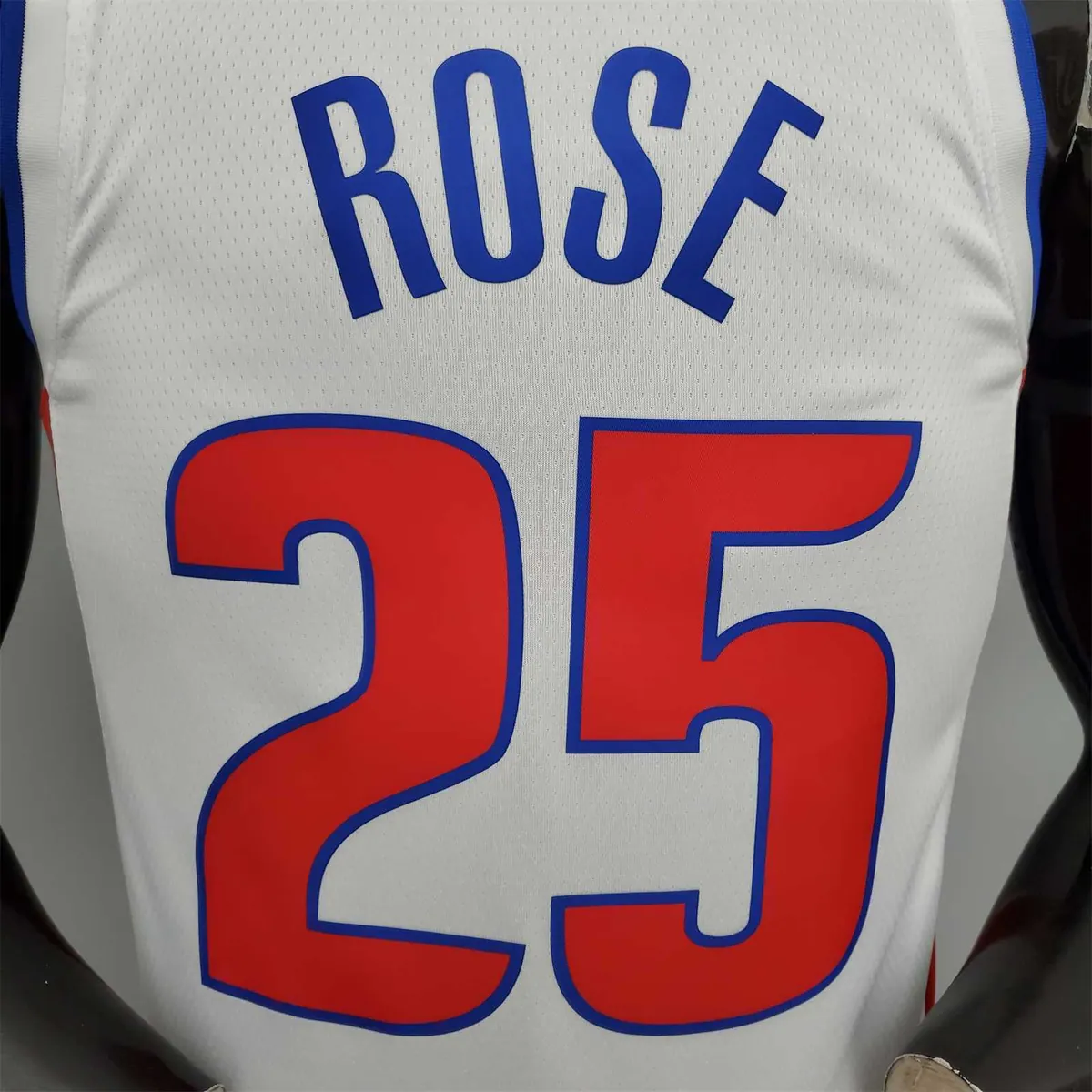 75th Anniversary Rose #25 Pistons White 7