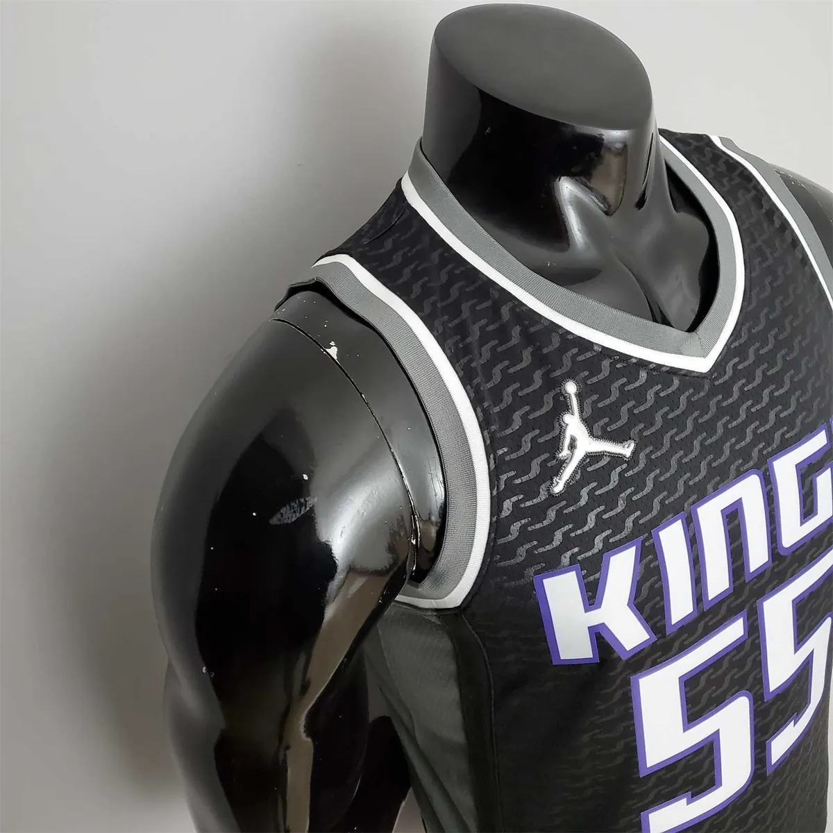 75th Anniversary Williams#55 Jordan Kings Black NBA Jersey 4