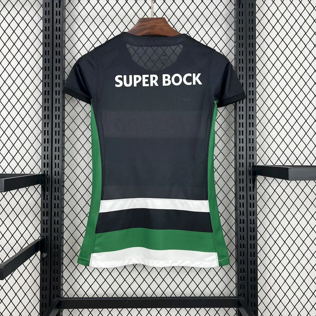 24-25 SP Lisbon Home Woman Shirt Lady Uniforms AAAAJersey Supplier Yupoo 3