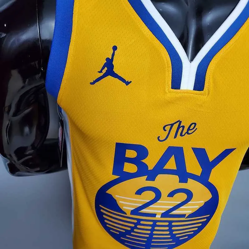 New WIGGINS#22 Golden State Warriors yellow 2