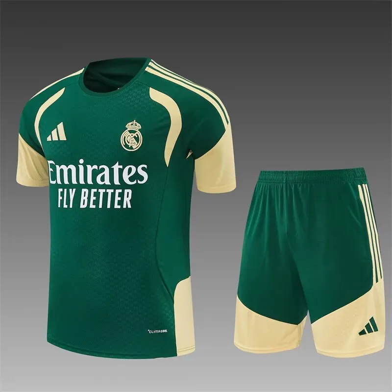 26-27 Real Madrid Mens Kit Green Training Suit Yupoo 7 2