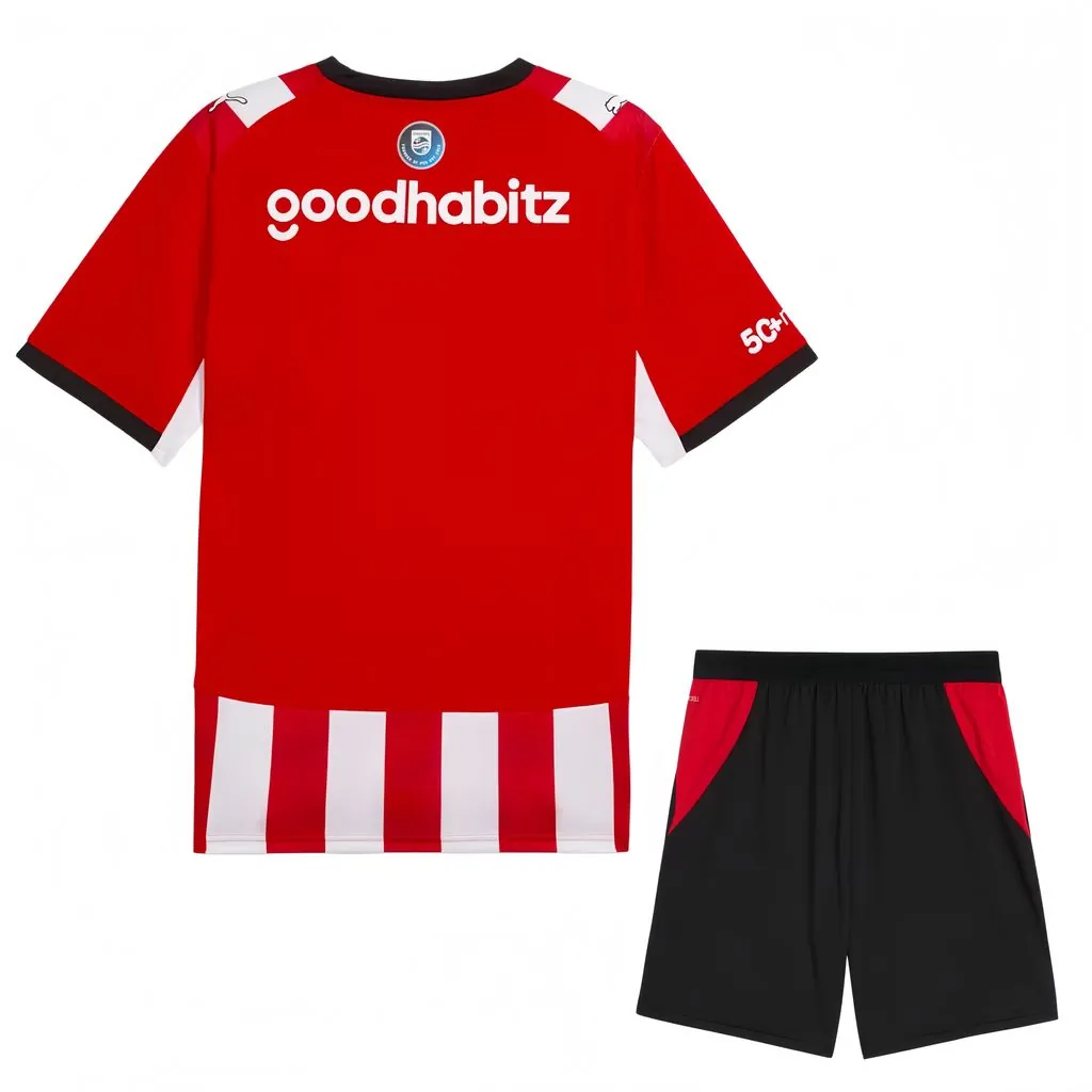 26-27 PSV Eindhoven Home Kid Kits Youth Football Apparels AAAAJersey Supply Yupoo 2 1