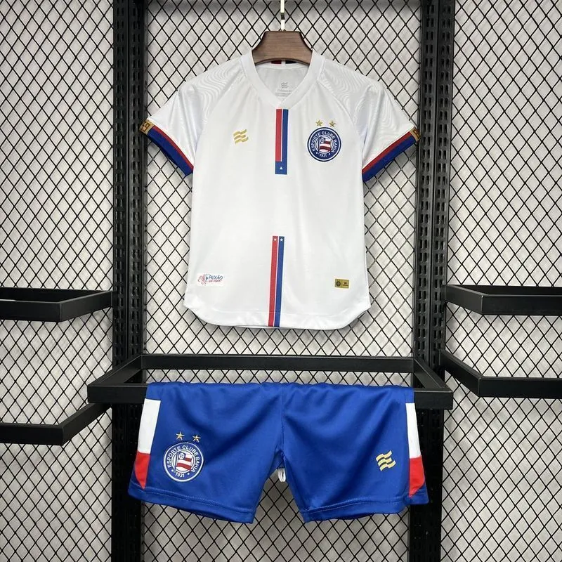 24-25 Bahia Away Kid Kits Youth Apparels Football AAAAJersey Yupoo 7