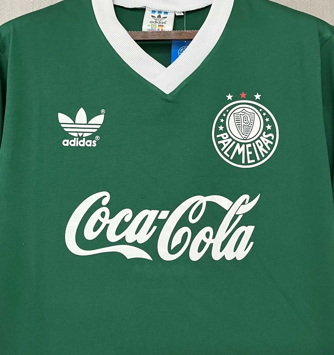 90-91 Palmeiras Home Retro Kit Vintage Shirt AAAAJersey Supplier Yupoo 2
