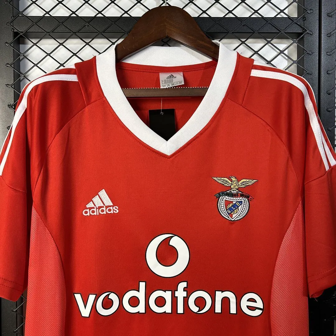 02-03 Benfica Home Retro Kit Vintage Shirt Soccer AAAAJersey Yupoo 3