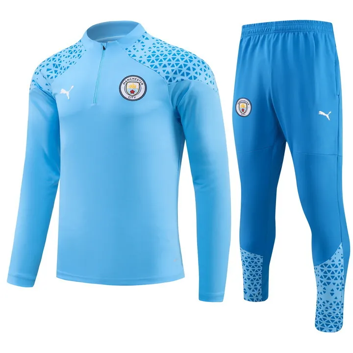 23-24 Manchester City Long Sleeve Training Suit Yupoo 3
