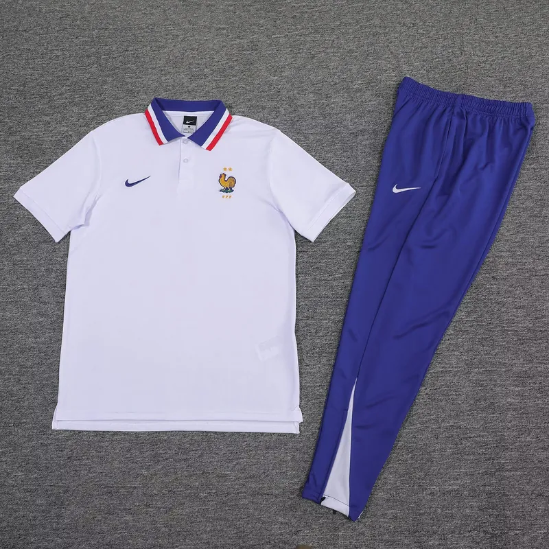 25-26 France White Training Polo Kit Soccer AAAAJersey Yupoo 1