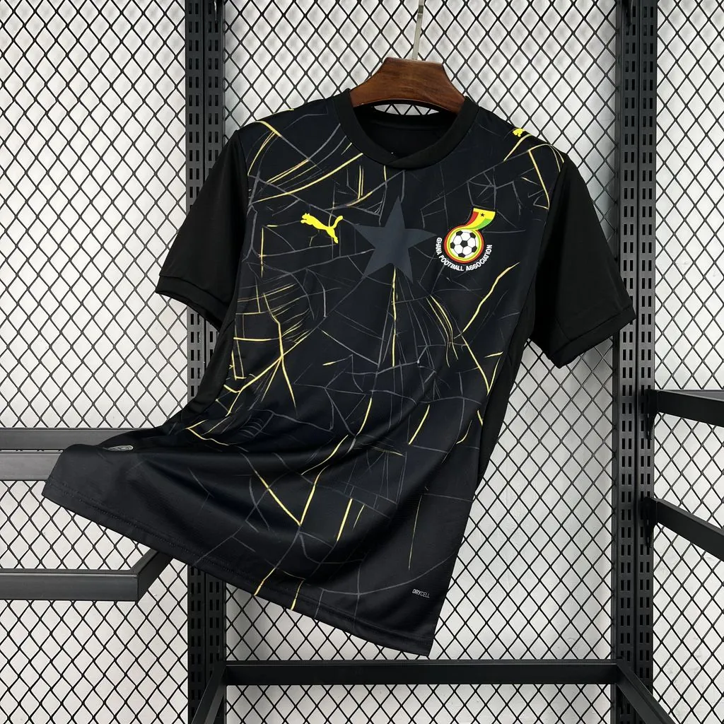 2026 Ghana Third Away Mens Kit Black Football T-Shirt AAAAJersey Supply Yupoo 6 3