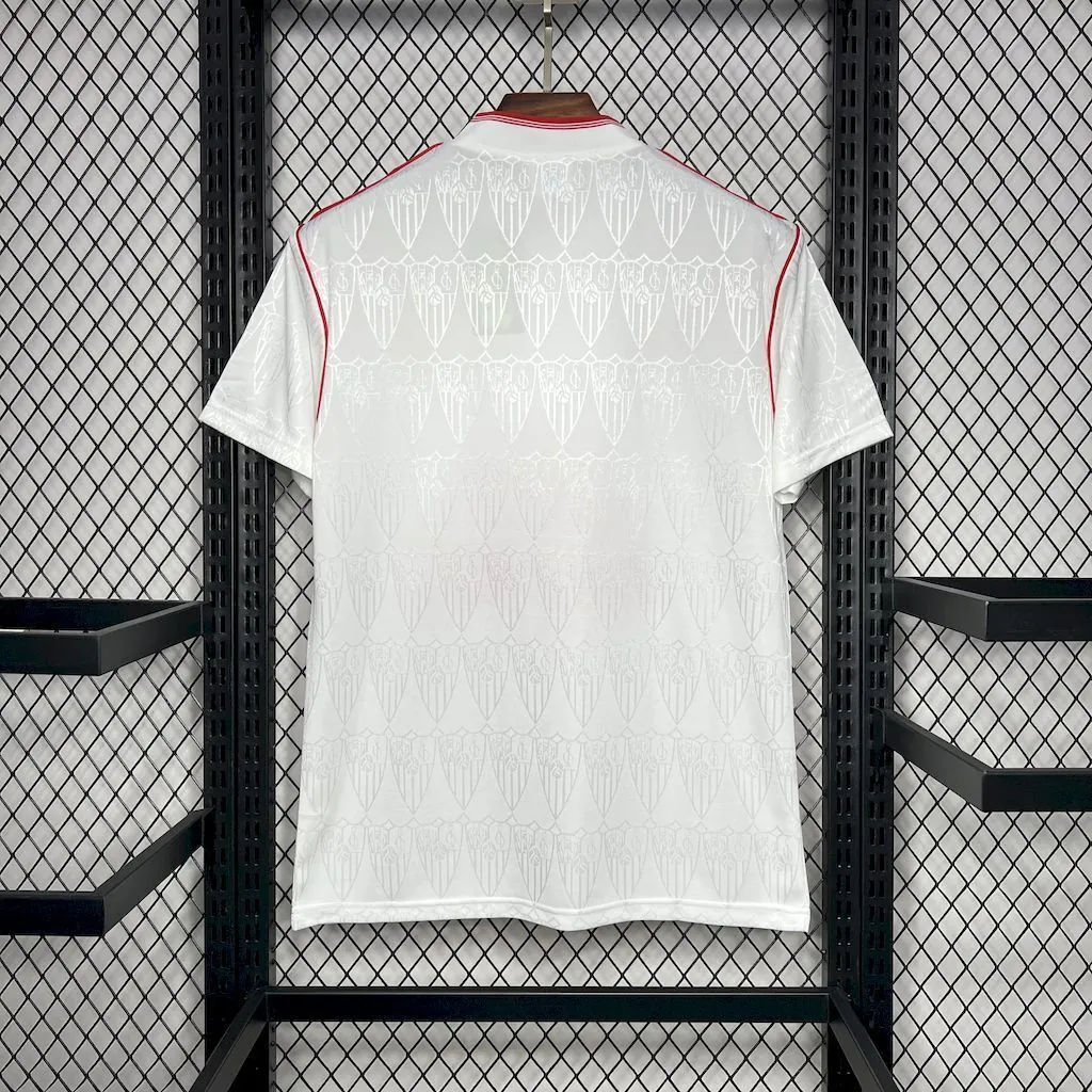 91-92 Sevilla Home Retro Kit Vintage Shirt Soccer AAAAJersey Yupoo 5