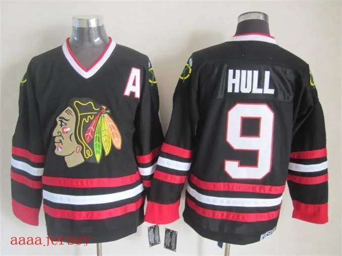 Chicago Blackhawks retro ice hockey jersey M-3XL 芝加哥黑鹰队复古冰球服 3