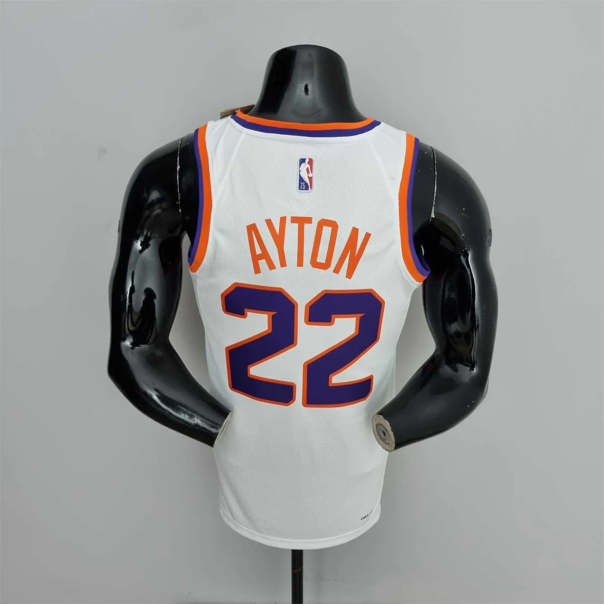 75th Anniversary Ayton #22 Phoenix Suns White NBA Jersey 1