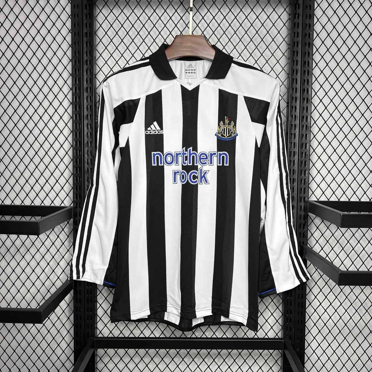 03-05 Newcastle United Home Retro Long Sleeve Kit Sport AAAAJersey Yupoo 7