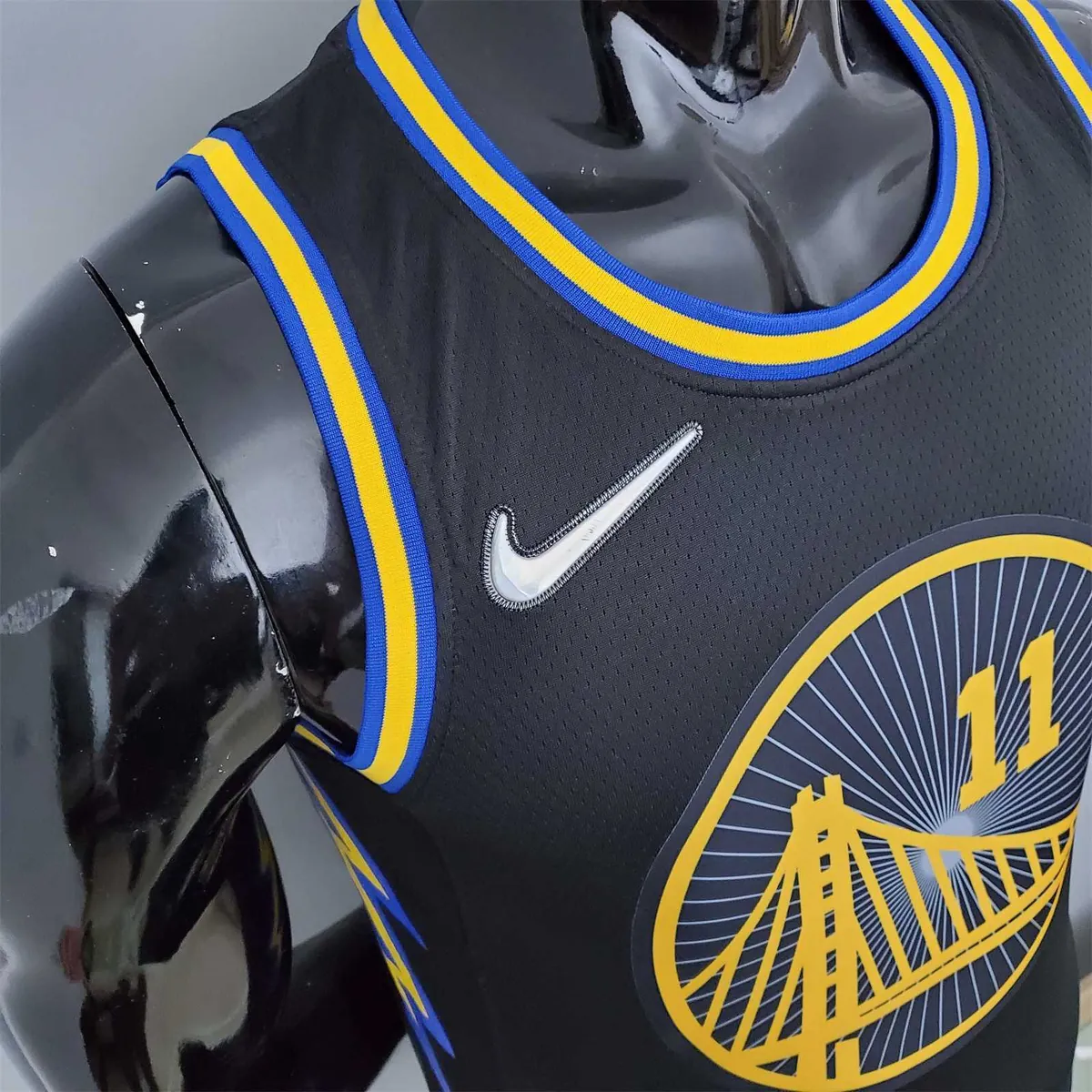 2022 75th Anniversary Thompson #11 Warriors City Edition Black 1