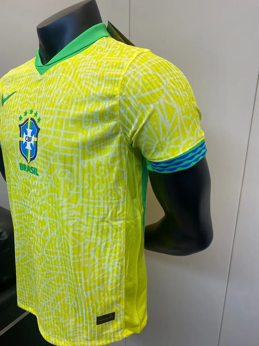 2024 Brazil Home Kit Player Version Shirt Jersey Supplier Yupoo 2