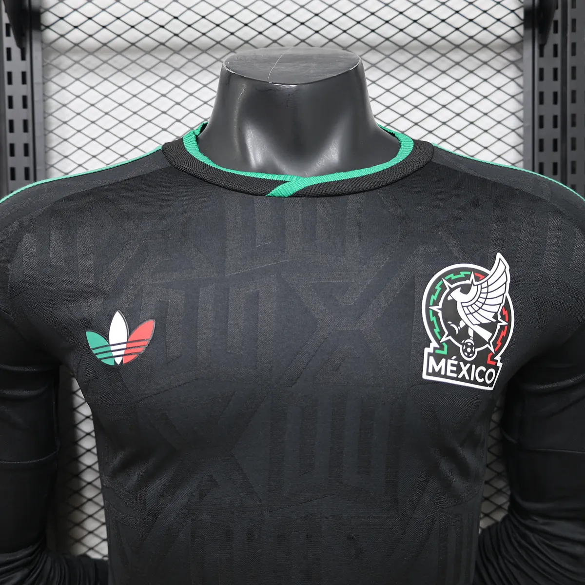 2026 World Cup Mexico Mens Third Kit Football Player Version Long Shirt AAAAJersey Dropship Yupoo 9 8