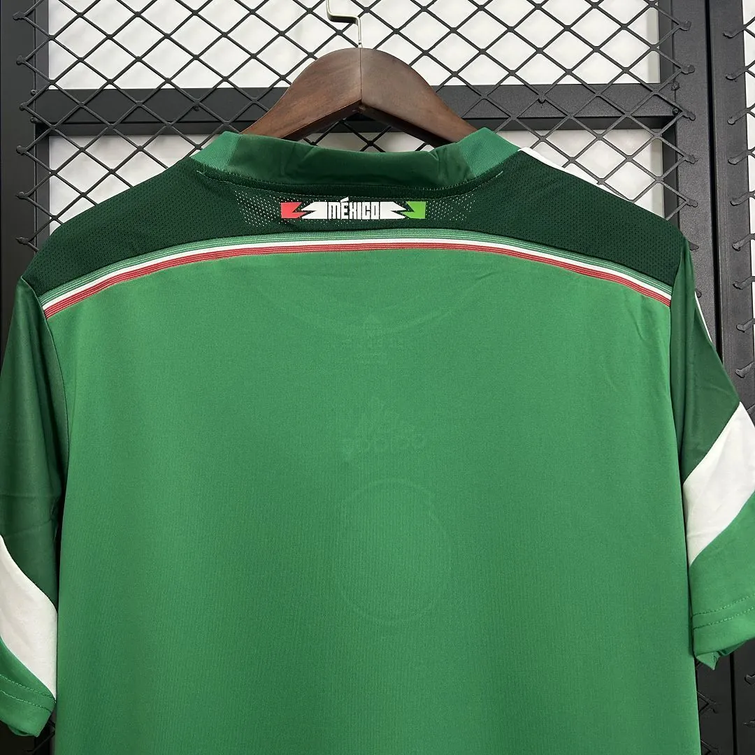 2014 Mexico Home Retro Kit Vintage Shirt AAAAJersey Supply Yupoo 3