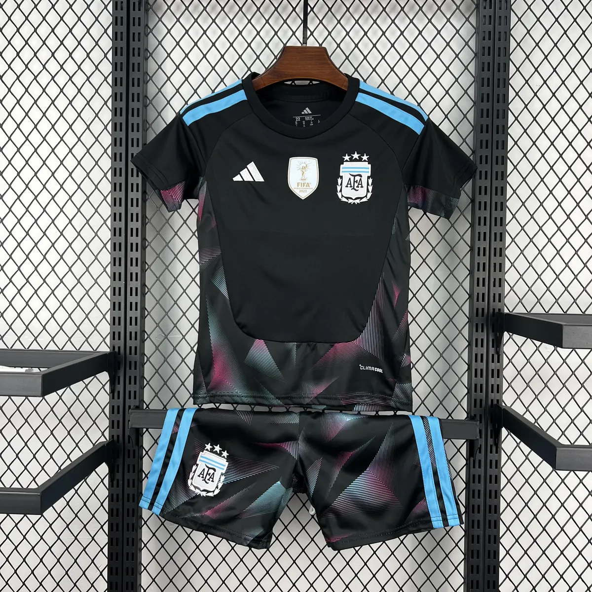 2026 World Cup Argentina Goalkeeper Kids Kit Football Youth Apparels AAAAJersey Supply Yupoo 6 1