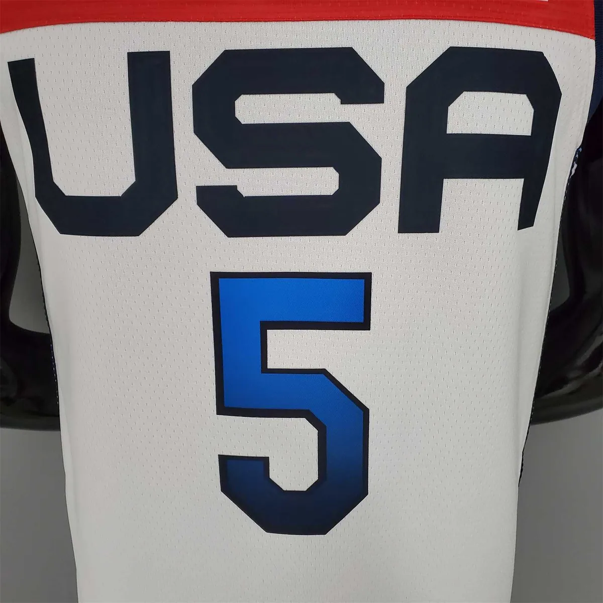 2021 Olympic Games LAVIINE#5 USA Team USA White Red 3