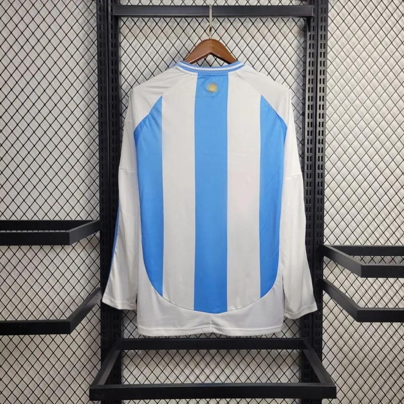 2024 Argentina Home Kit Long Sleeve Shirt Football AAAAJersey Supplier 5