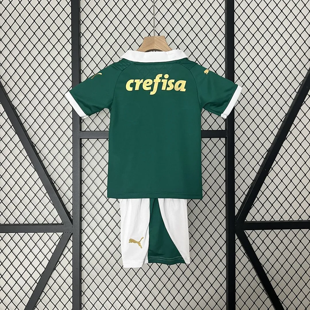 24-25 Palmeiras Home Kid Kits Children Sets Jersey Supplier Yupoo 7