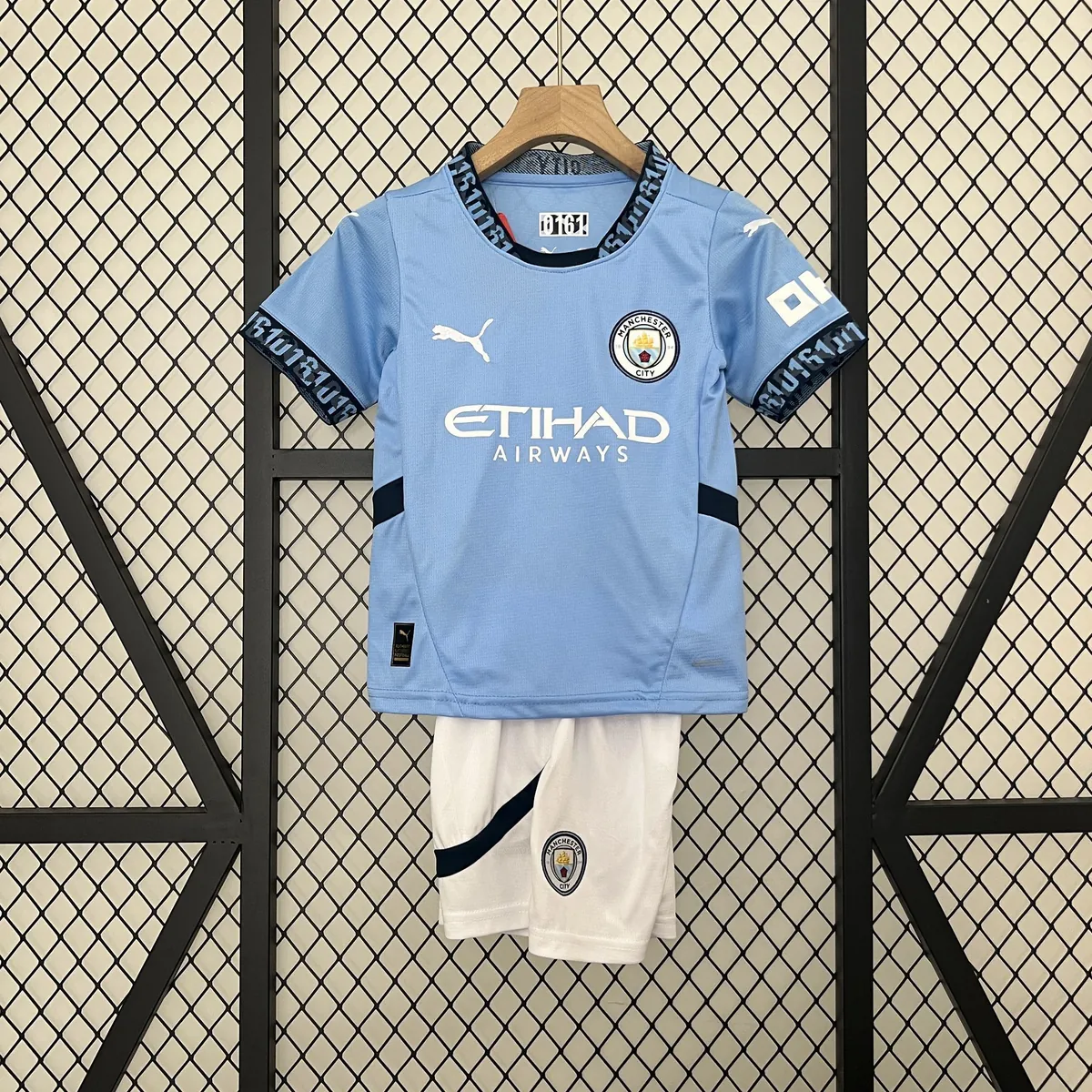 24-25 Manchester City Home Kid Kits Youth Apparels AAAAJersey Wholesale Yupoo 9