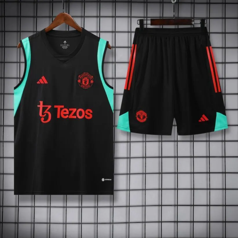 23-24 Manchester United Training Vest Kit S-XXL Soccer Jerseys 3