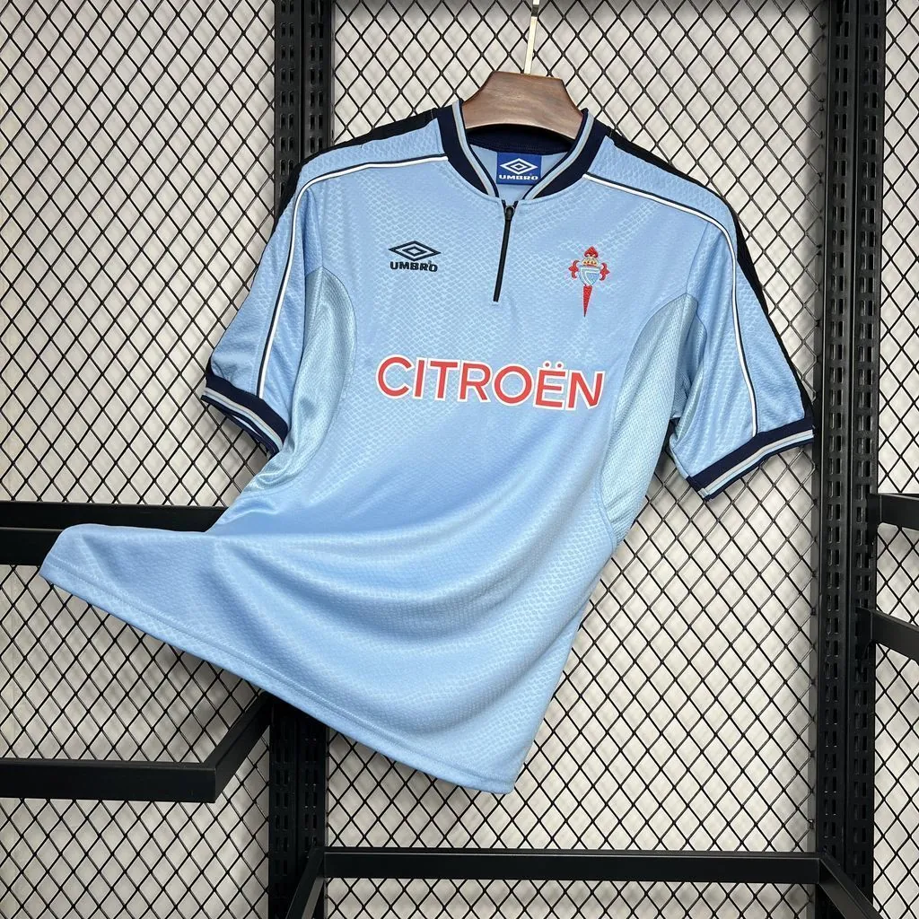99-00 Celta De Vigo Home Shirt Soccer Uniforms Soccer AAAAJersey Yupoo 3