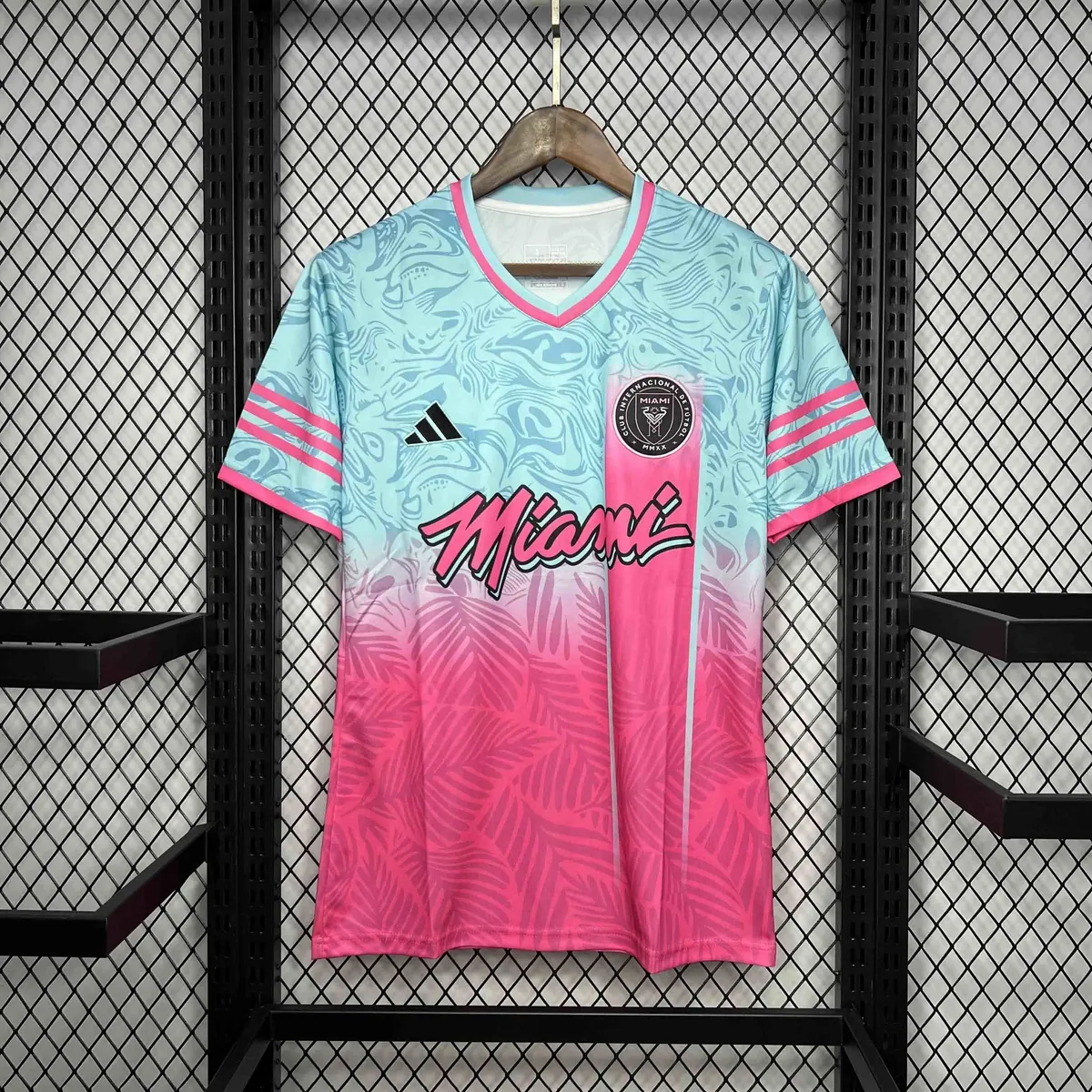 24-25 Inter Miami Special Beach Edition Kit Pink&Blue AAAAJerseys Dropshipping Yupoo 5
