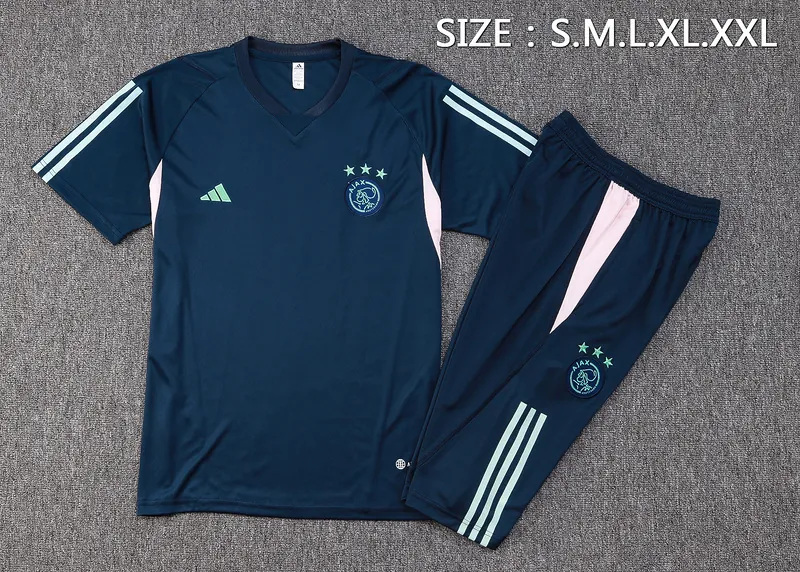 23-24 Ajax Short Sleeve Training Suit Yupoo 1