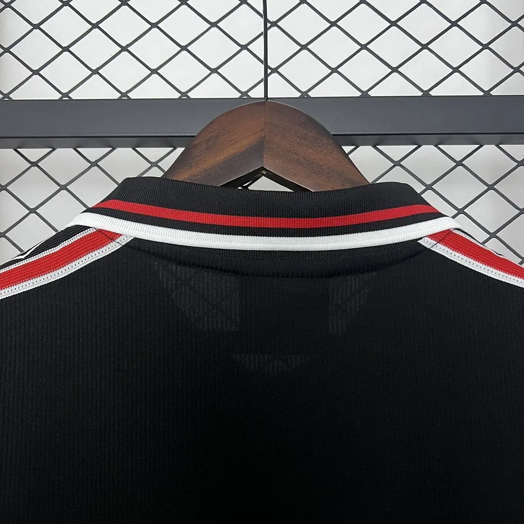 98-99 Manchester United Black Retro Kit Vintage Shirt AAAAJersey Dropship Yupoo 7