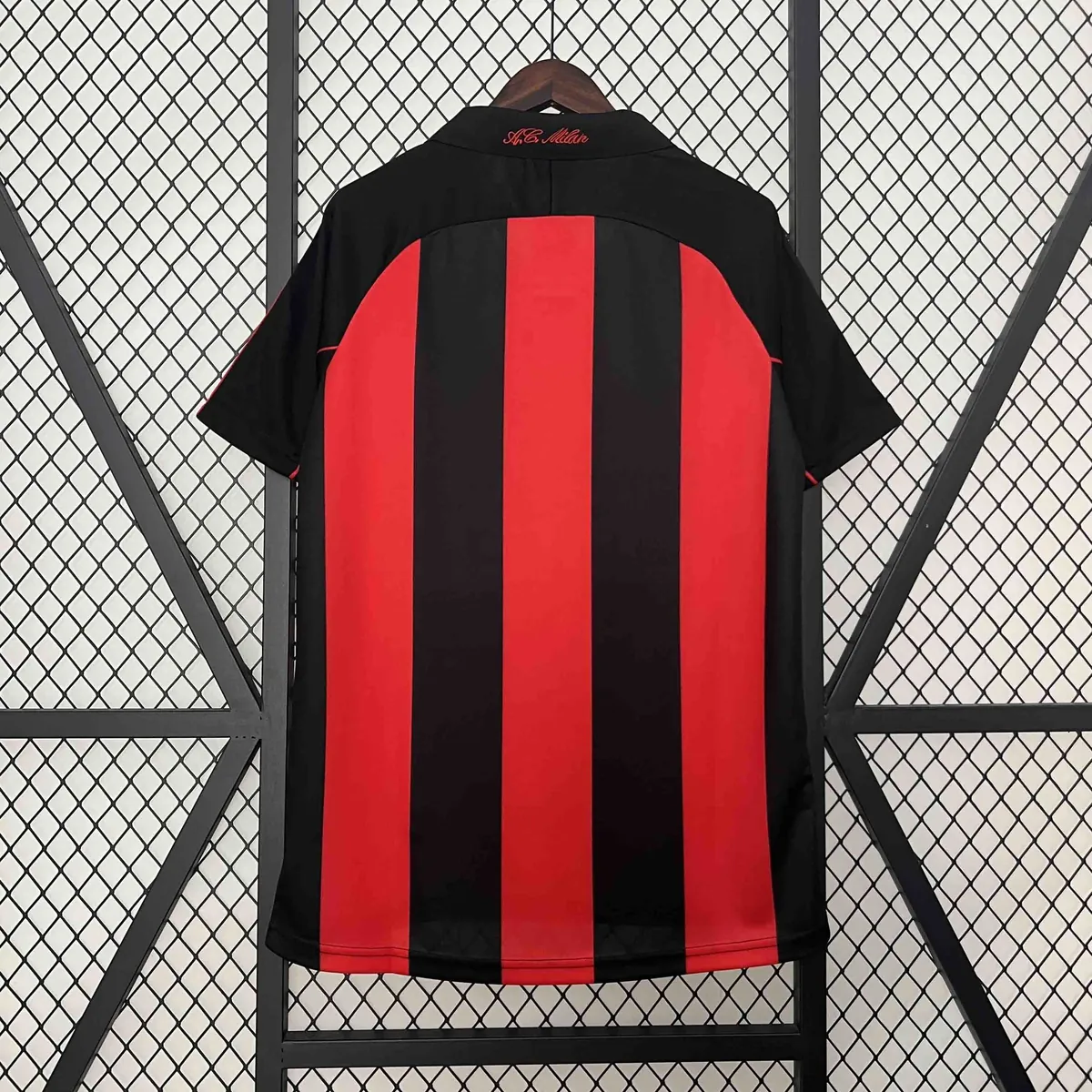 01-02 AC Milan Home Retro Kit Soccer Uniform AAAAJerseys Dropshipping Yupoo 3