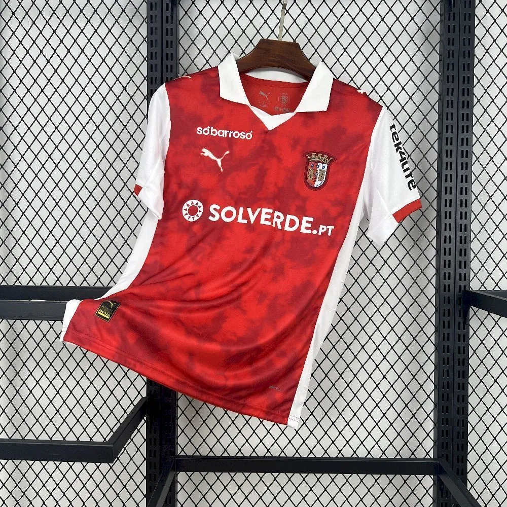 25-26 Braga Home Kit Shirt Soccer Uniforms Soccer AAAAJersey Supply Yupoo 7