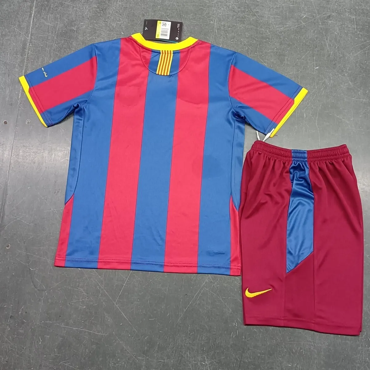 10-11 Barcelona Home Retro Kids Kit Size-16-28 Football Jersey Yupoo 5