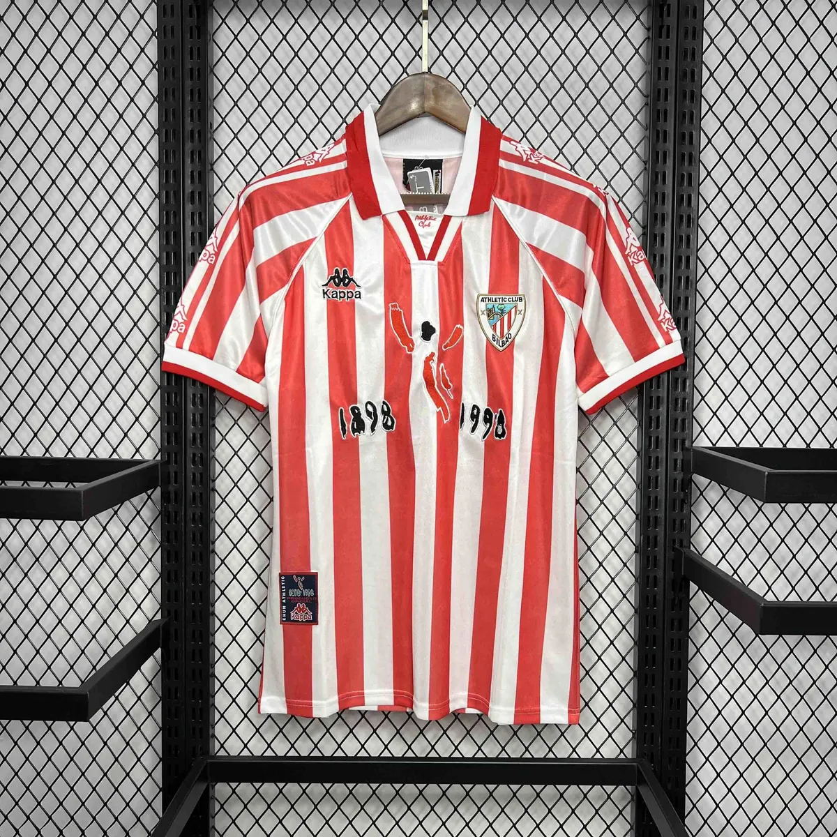 97-98 Athletic Bilbao Home Retro Kit Football Apparel AAAAJerseys Dropshipping Yupoo 6