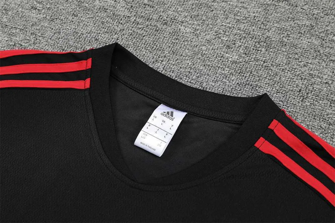 22-23 Bayern Munich Training Short Sleeve Kit Black 7