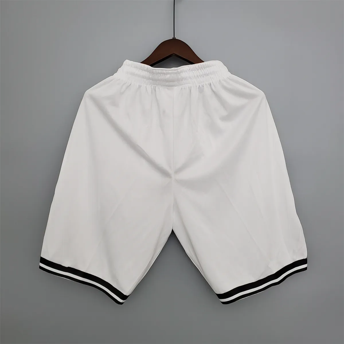Nets White Shorts 5